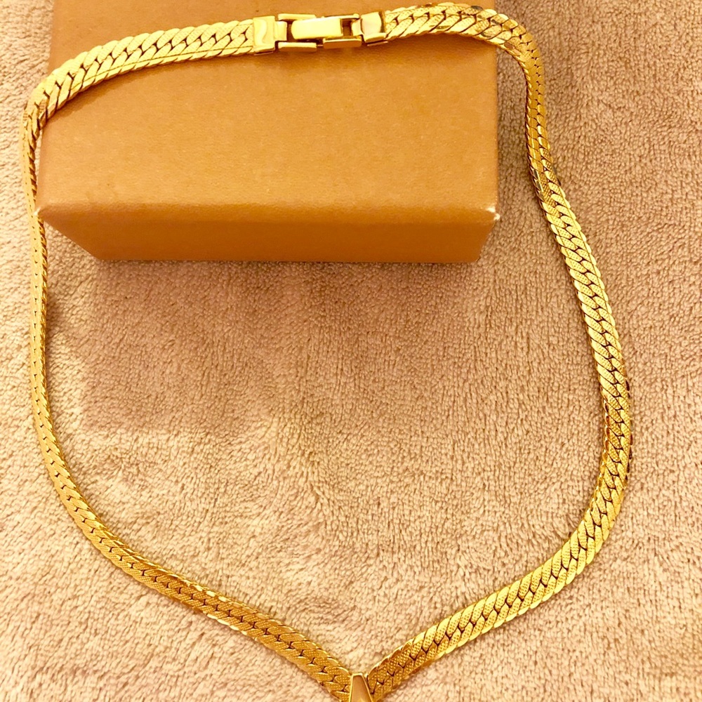 Gold necklace